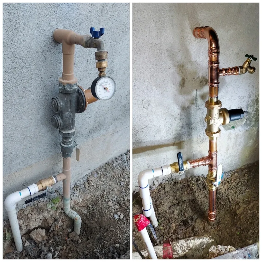 Water main & copper repipe
